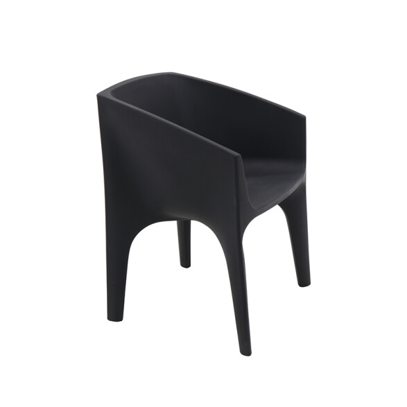 Sillón de polietileno "PACO" grafito -TRAMONTINA TD0700