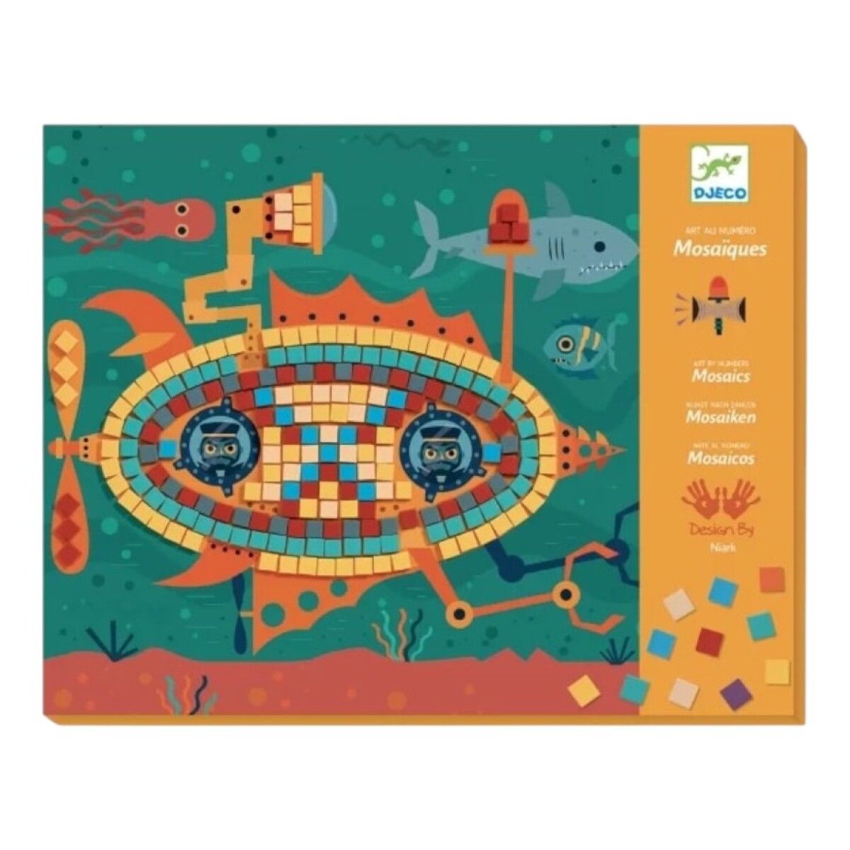 Mosaicos Arte al Número Coches Djeco 