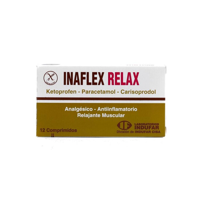INAFLEX RELAX CJ X 12 COMPRIMIDOS única