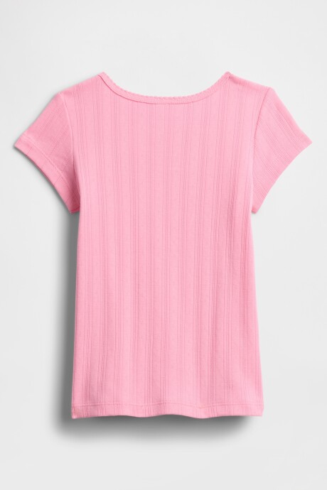 Remera Rib Toddler Niña May Pink