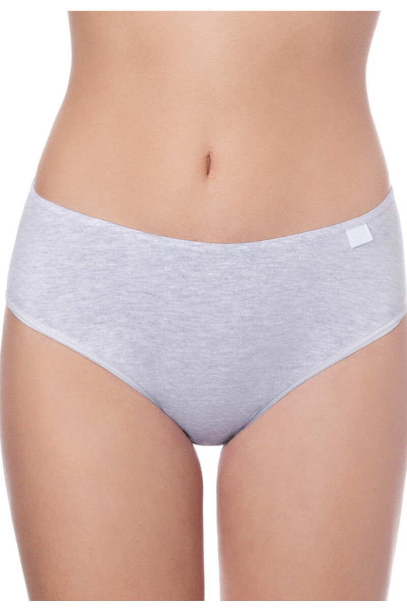 MEDIA BOMBACHA ALGODON GRIS MELANGE