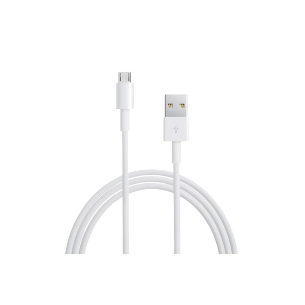 Cable Unicell microUsb 1 metro color blanco Cable Unicell Microusb 1 Metro Color Blanco