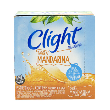 Jugos CLIGHT 1L Pack 20 Unidades Mandarina