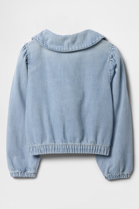 Campera De Jean Toddler Niña Light Denim
