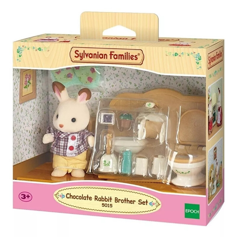 Conejito Con Set De Baño De Sylvanian Families Conejito Con Set De Baño De Sylvanian Families