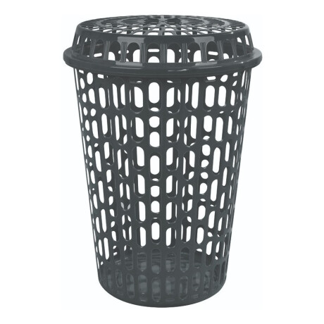 Cesto Para Ropa Organizador Plástico Calado 60lts Espacioso Cesto Para Ropa Organizador Plástico Calado 60lts Espacioso
