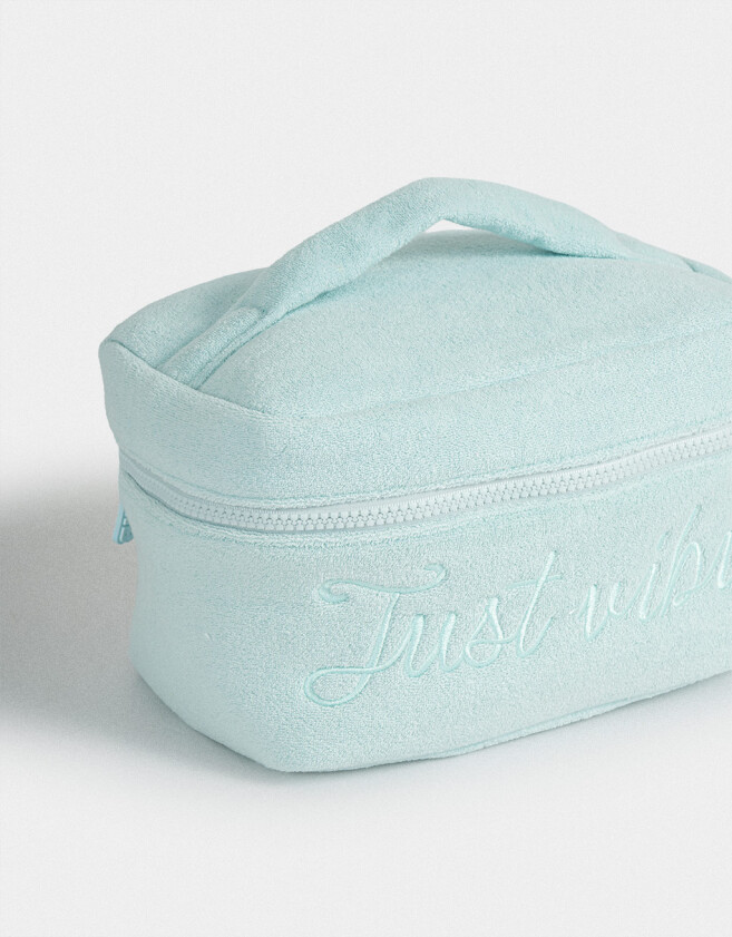 Cosméticos Sets Portacosméticos Just Vibing - Azul Celeste