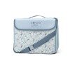 Silla de comer portatil SUAVINEX alzador mesa celeste
