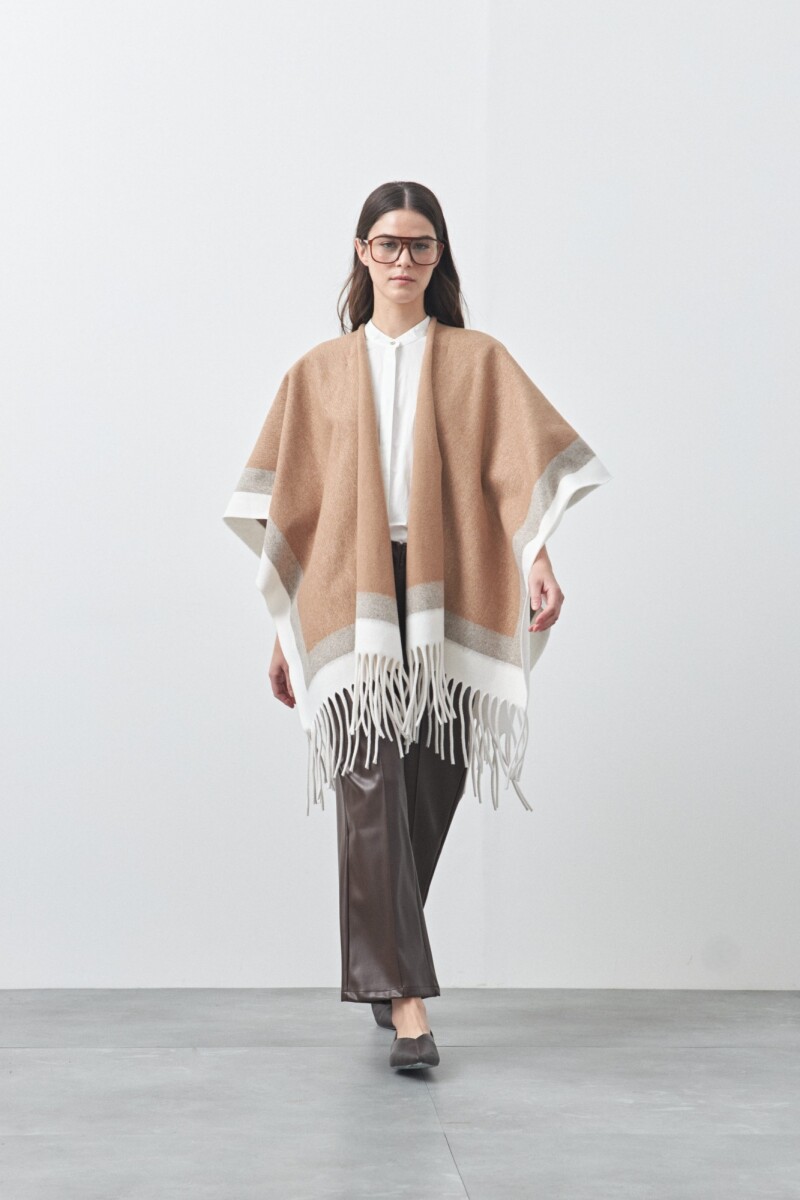 PONCHO OUZO Beige
