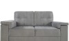 Sillón 2 Cuerpos - Luares Tela Gris