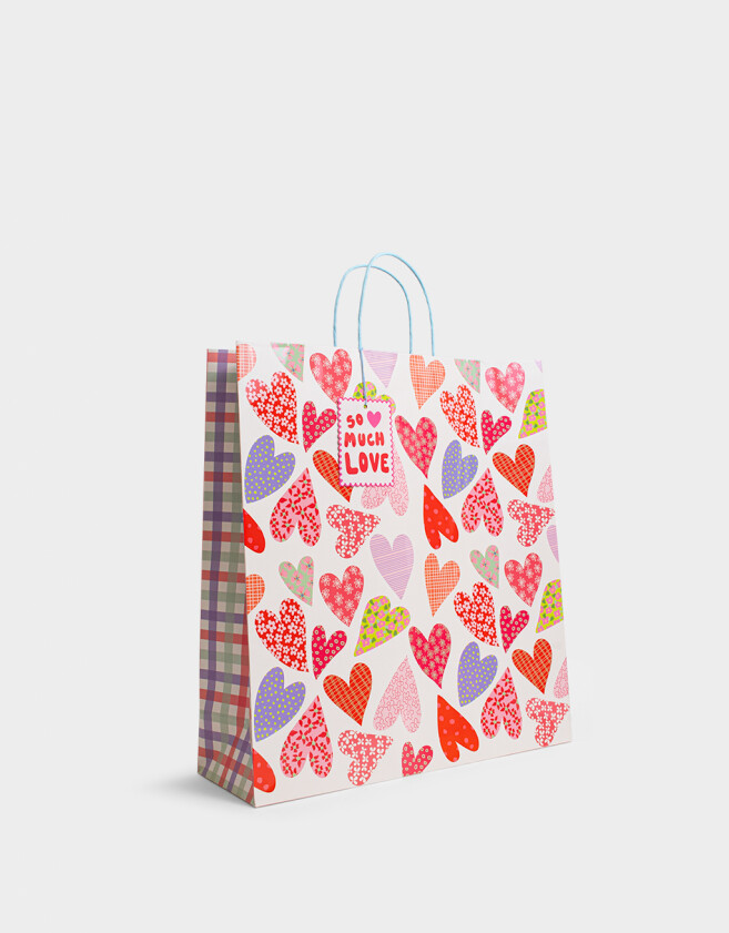 Accesorios Regalos Corazón Bolsa De Regalo Xl - Combinacion Multicolor