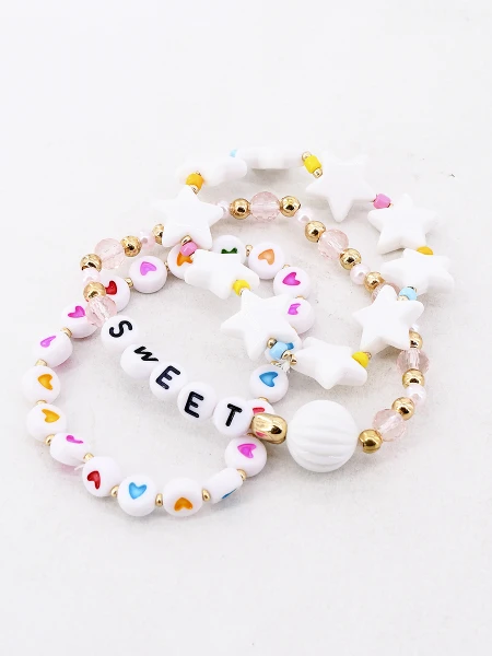 PULSERA SET x 3 MULTICOLOR