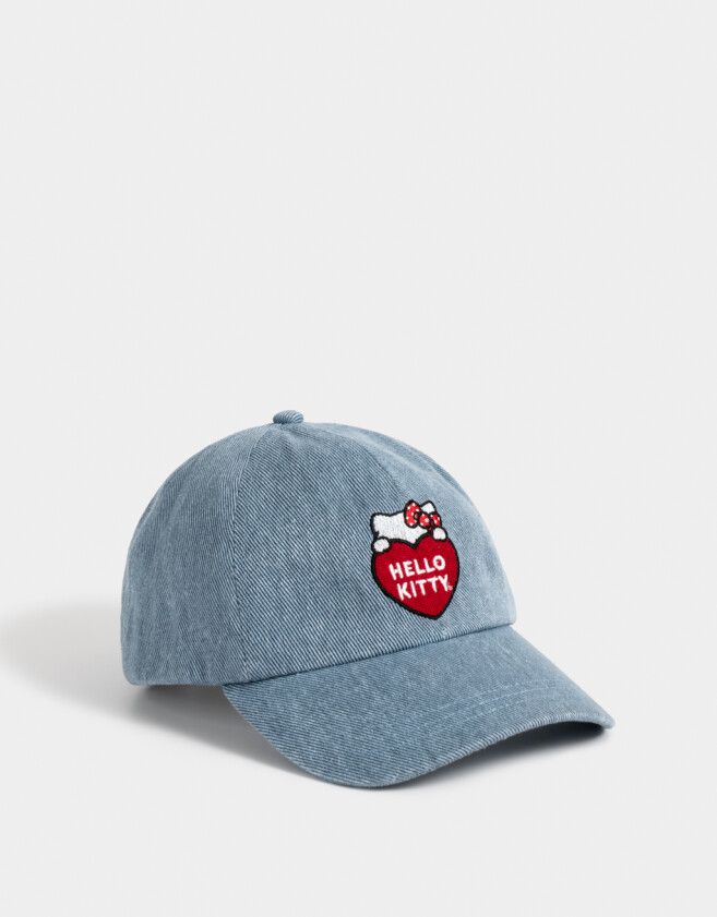 Caps y sombreros infantiles Licencias Gorra Denim "hello Kitty" - Azul Gastado