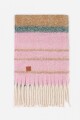 Bufanda a rayas color block multicolor