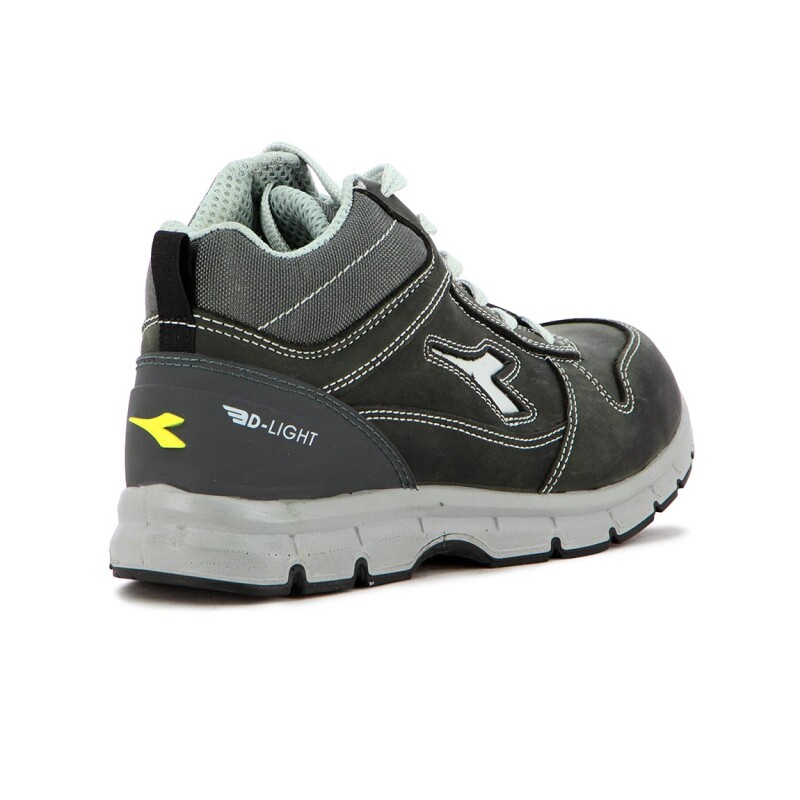 Diadora Ind M - Run Run Mid S3 Src Esd Gris Oscuro