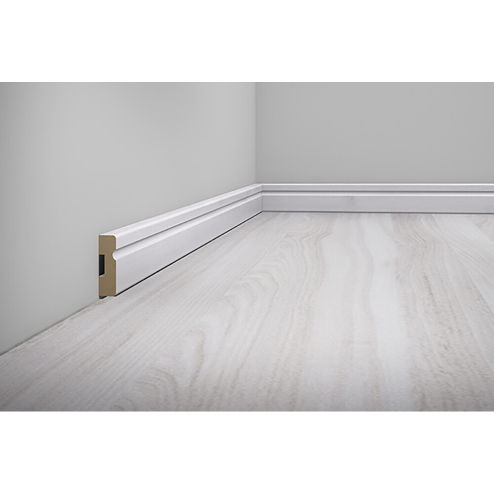 ZÓCALO EN MDF COLOR FRESNO - 2.40 ML EUCAFLOOR Zócalo En Mdf Color Fresno - 2.40 Ml Eucafloor