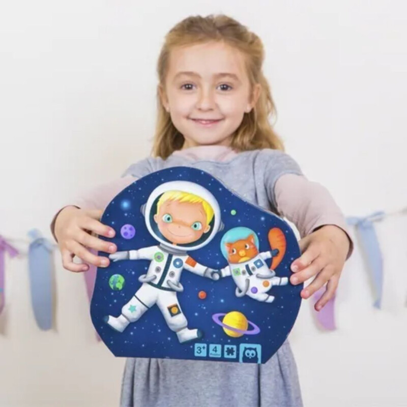 Puzzle 4 en 1 Eureka 43 pzas Astronauta