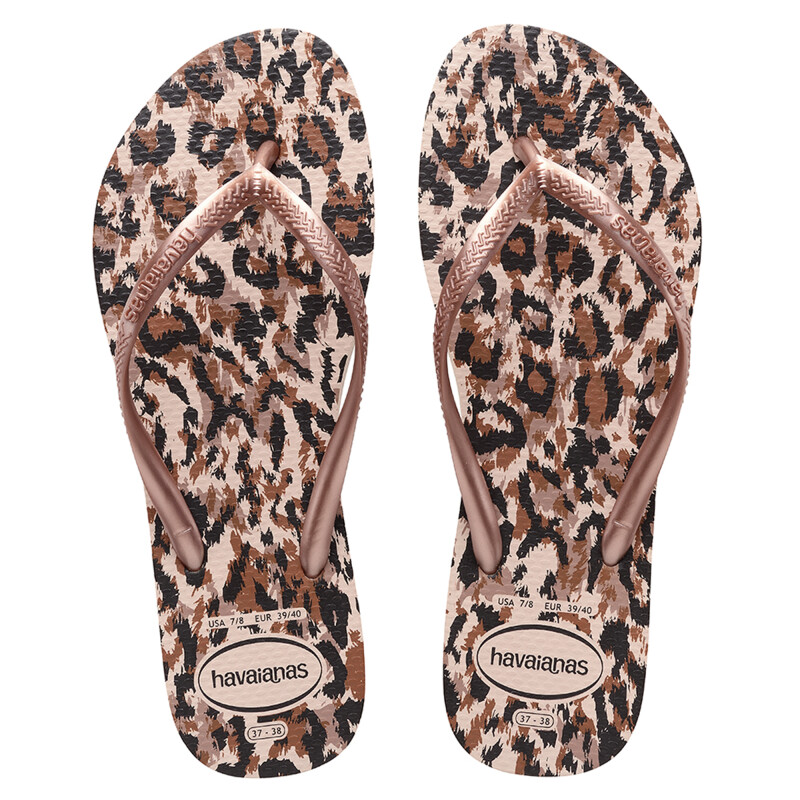 Sandalia de Mujer Havaianas Slim Animals Rosa