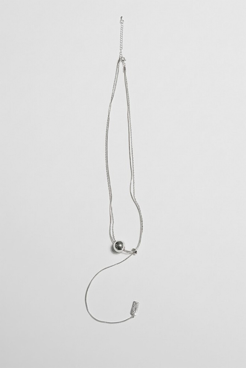 COLGANTE ESFERA - PLATA 