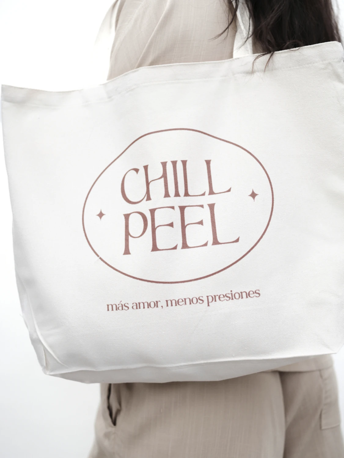 Tote Bag Chill Peel marron talle unico