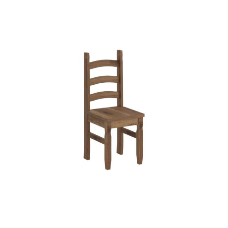 Juego De Comedor 4 Sillas Corona Madera Oscuro