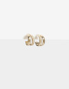 Aros Clips Metal Aros Clip Doble Argolla - Dorado