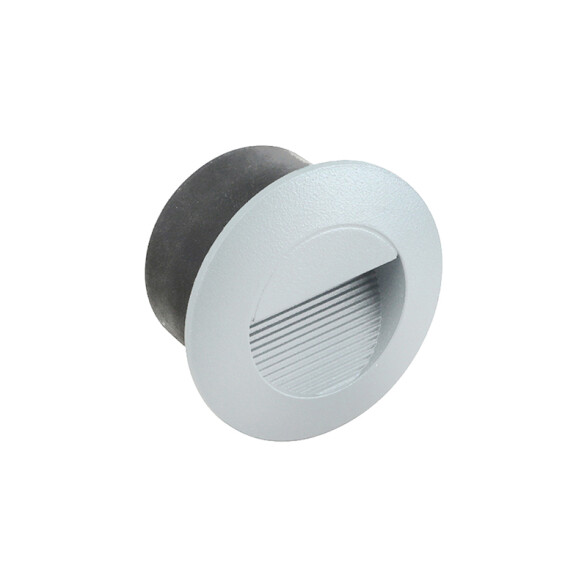 Emb. pared red bco 2W cálida IP65 220v 140lm 90° ZU0287