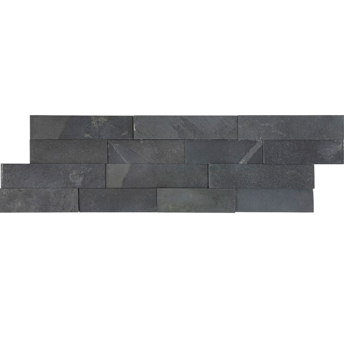 Piedra Revestimiento Ardosia Natural Negra Linea Ardosia 