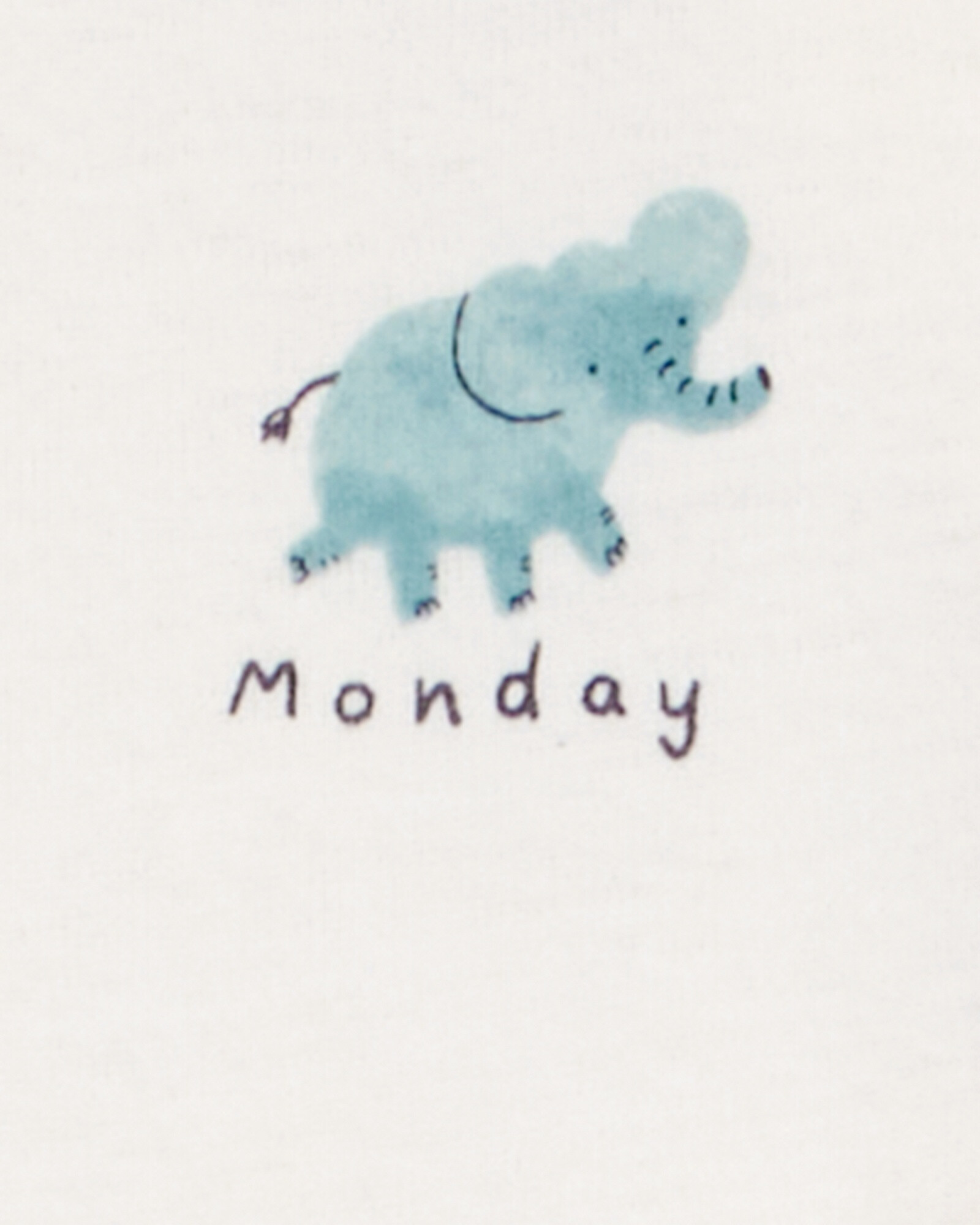 Pack siete bodies de algodón, manga corta, estampa animales Sin color