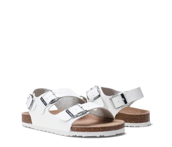 Sandalia STRAPS con tira trasera White