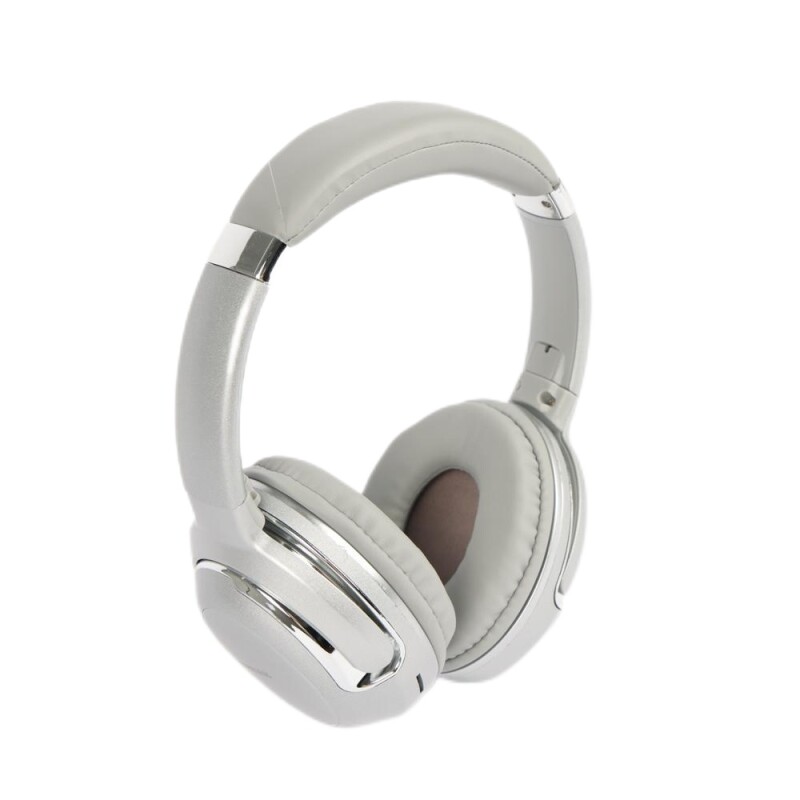Auriculares bluetooth BT820 con vincha ajustable blanco Auriculares bluetooth BT820 con vincha ajustable blanco