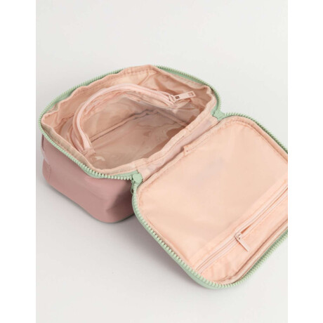 Portacosméticos Con Manija Rosa Viejo