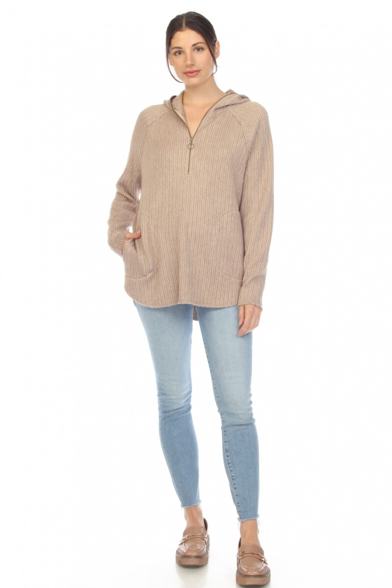 GEORGIA ZIP-HOOD TUNIC 