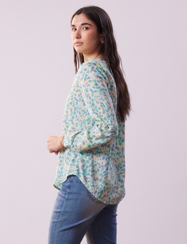 Blusa Printed VERDE/MULTI