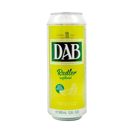 CERVEZA DAB 500ML LIMON 3.0% RADHLER FUNDA 24 Limon Radler