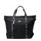 Bolso Miss Carol Ravi Con Asa Estampada Negro