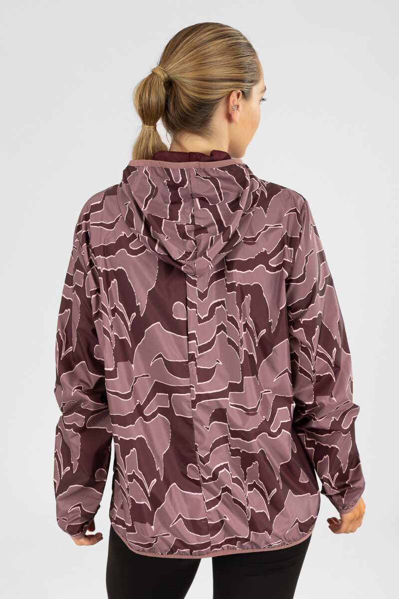 Campera bugundy Rosa antique