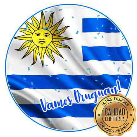Lámina Uruguay Vamos Uruguay Red.