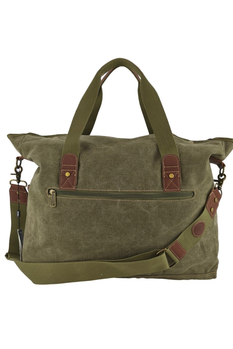 Bolso tote de lona urbano Verde
