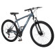 Bicicleta Montaña 26 Cuadro Acero Freno Disco 21 Cambios Azul