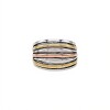Anillo doble oro- Plata y Oro-Sin piedra-AN5945 sinpiedra