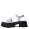 Sandalias de Mujer Miss Carol SPARTA Con banda y tobillera Negro - Lila
