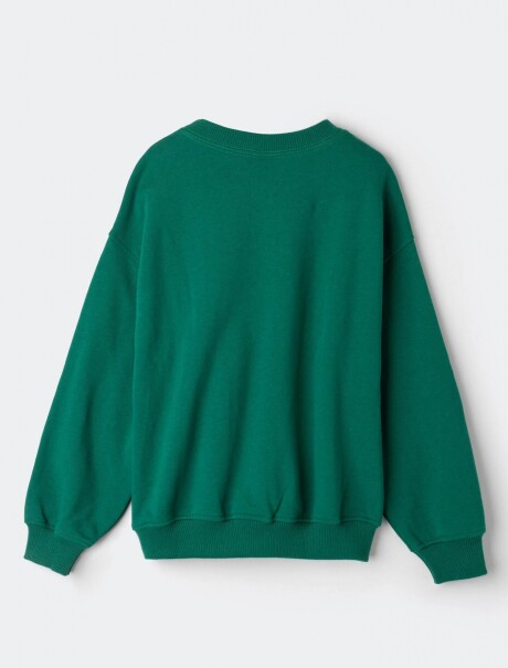 BUZO INFANTIL CON ESTAMPA VERDE