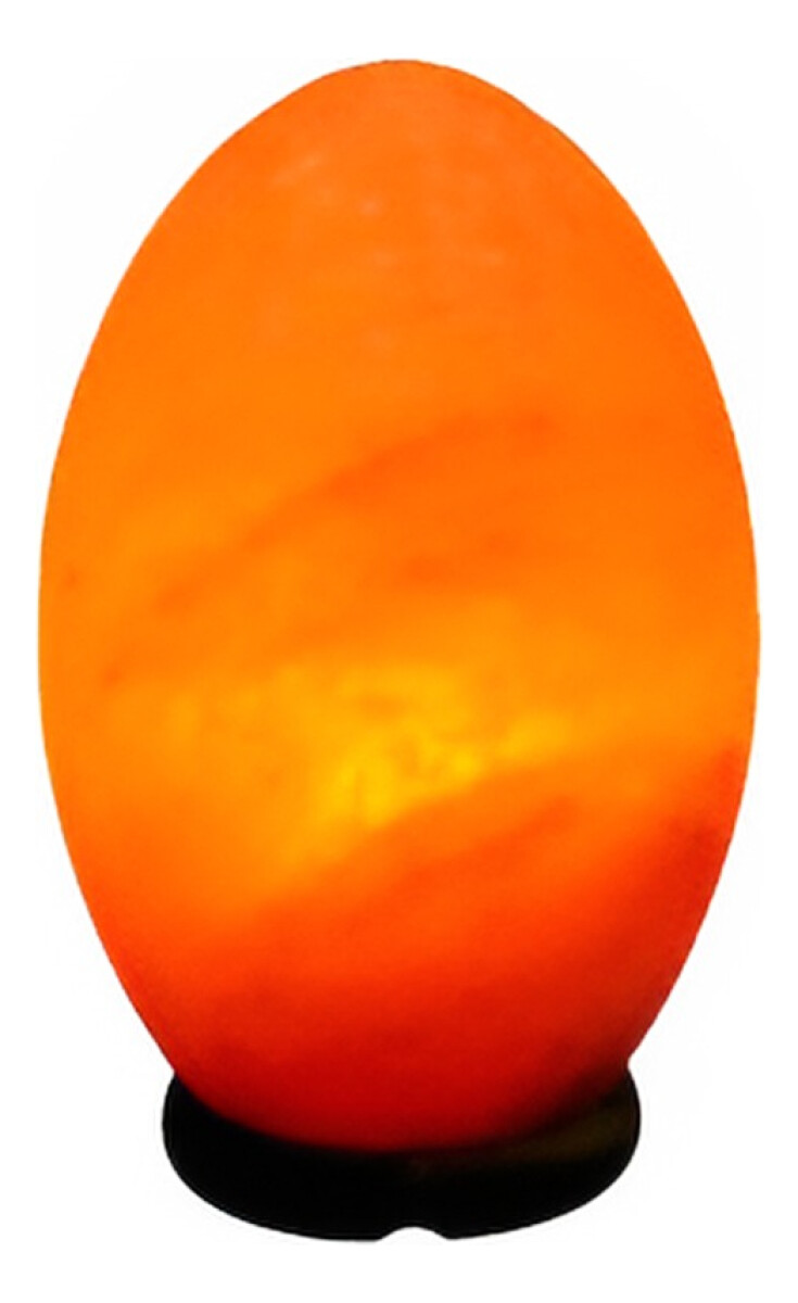 Lampara De Sal Del Himalaya Ovalada Zen 2-3kg - Naranja 