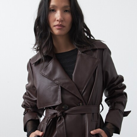 TRENCH BOWIE Borra de Vino