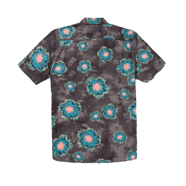 Camisa Volcom Medal Petal Negro