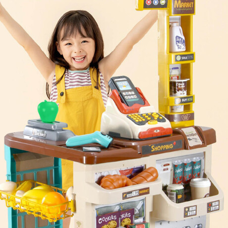 Set De Supermercado Completo Carrito Super Niños Jug019011