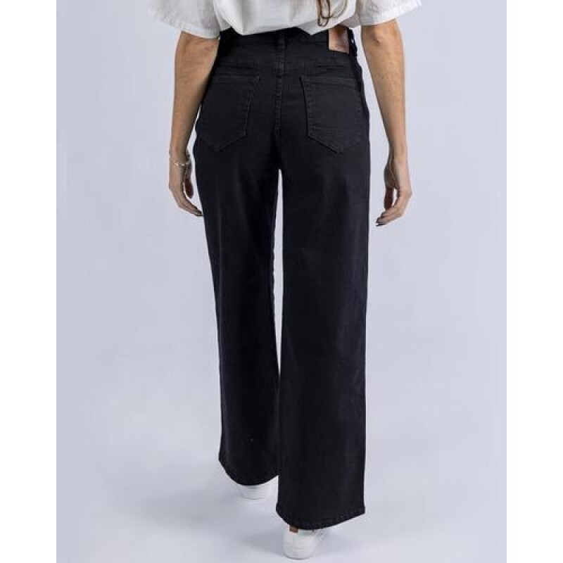 Pantalón twill UFO Paris negro Negro
