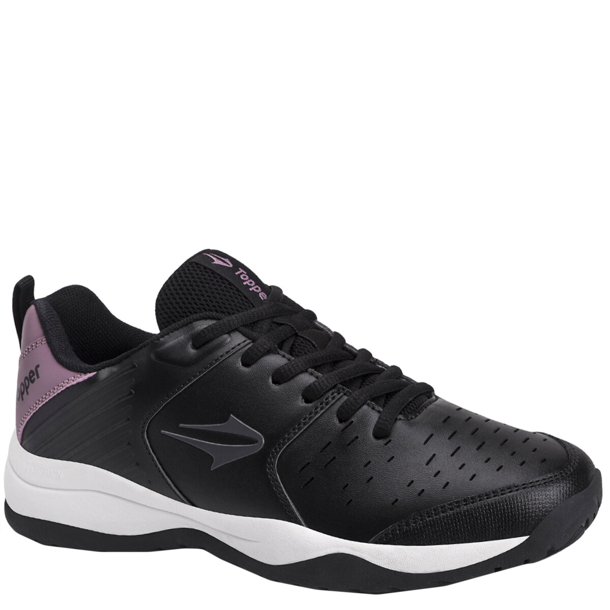 Championes de Mujer Topper Rod II Wns - Negro - Violeta Malva 