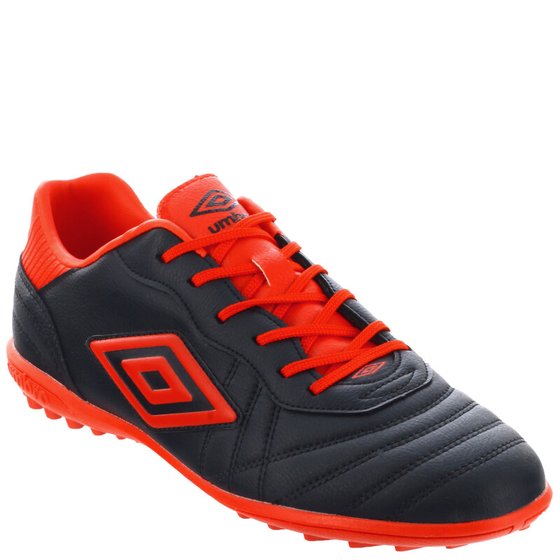 Championes de Fútbol 5 Hombre Umbro Touch TF Negro - Rojo